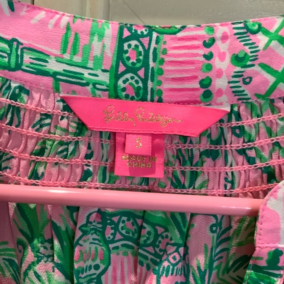 LILLY PULITZER ELSA BLOUSE - Picture 3 of 3